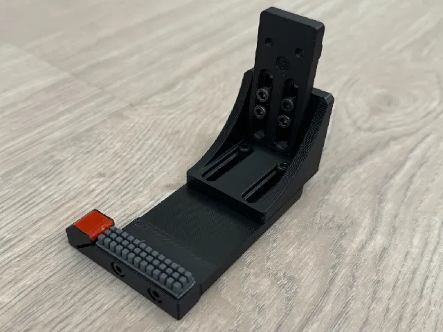 (New Version!) Adjustable gantry mounted nozzle seal, parking and silicone nozzle brush / cleaner for Voron (2.4/Trident) — Фото 5 из 7