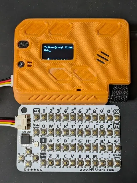 Heltec LoRa32 V3 Meshtastic Case with Encoder/Buzzer/GPS/Environment sensor, M5Stack CardKB Keyboard-ready — Фото 6 из 8