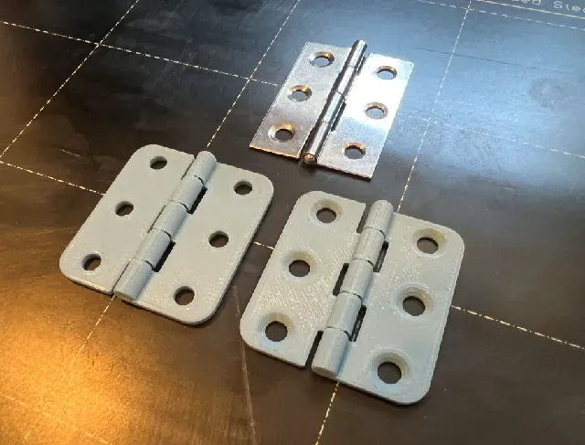Print-in-Place Simple Hinge (no supports needed) — Фото 3 из 6