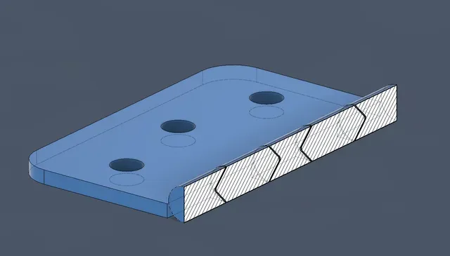 Print-in-Place Simple Hinge (no supports needed) — Фото 6 из 6