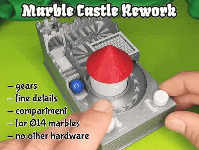 Marble Castle - Desk Fidget Toy Rework D14