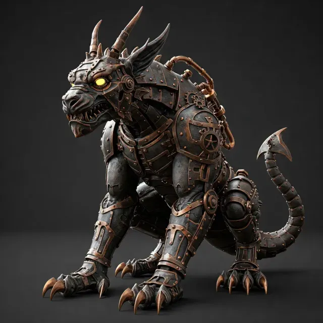 Steampunk Gargoyle — Image 2 of 5