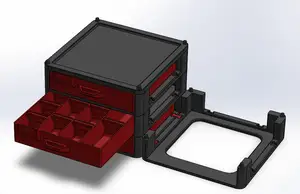 Stackable drawer/organizer for screws/tools/parts