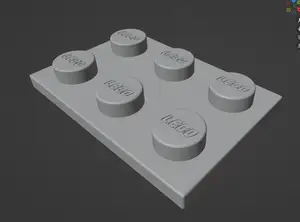 Lego Box organizer Lid with LEGO text