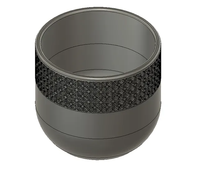Planter #2 - Kumiko Hemp Leaf using a split design, multi-material (AMS) — Фото 5 из 8