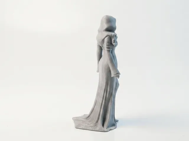 Elegant Woman Figurine Female Figure 3D Printable — Фото 4 из 5