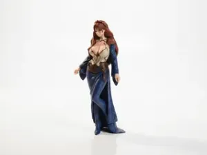 Busty Queen Female Figurine 3D Printable