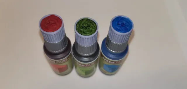 Paint Bottle Swatch Cap - Skull