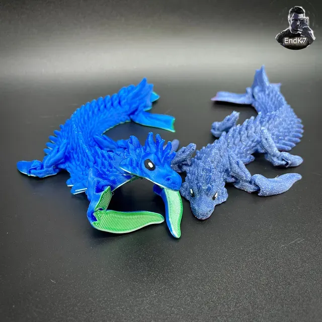 Sea Dragon - Articulated - Print in Place - Flexi - No Support — Фото 6 из 7