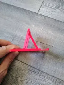 Phone stand for wider case