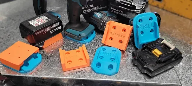 Makita 18V Battery & Drill Heavy Duty Mounts/Holders — Фото 2 из 7