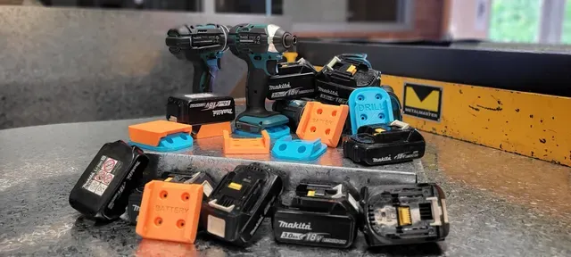 Makita 18V Battery & Drill Heavy Duty Mounts/Holders — Фото 7 из 7