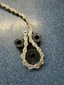Waxed chain bender