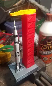 Apollo Launch Pad for Micro Maxx rockets + Saturn V + Mars Lander