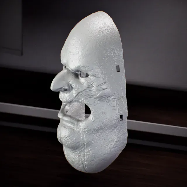 Ghost Butcher from phasmophobia Mask + Hand Machete - Axe - Mascara de fantasma carnicero de video juego phasmophobia — Фото 14 из 19