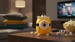 Minion Inspired Popcorn Bucket
