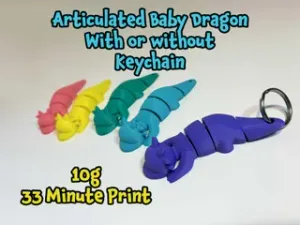Articulated baby dragon
