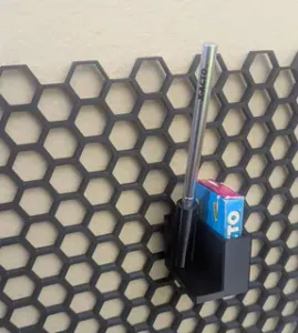 X-Acto Knife Holder - Honeycomb Storage Wall Screwiverse