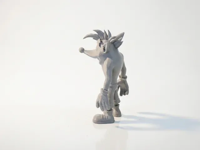 Crash Bandicoot Figurine Gaming Collectible 3D Printable — Image 4 of 5