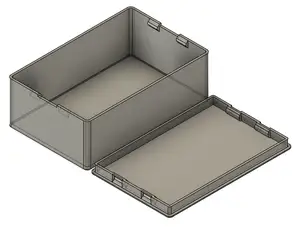Parametric Snap Fit Electronics Enclosure Box