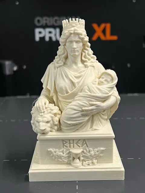 Rhea Bust – Mother of the Olympian Gods Statue STL