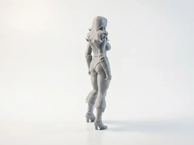 Lady Hero Fantasy Warrior Figurine 3D Printable — Фото 4 из 5