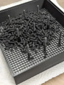 carbon pellet filter box