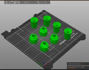 Two-part extension feet for 3D printers Artillery Sidewinder and Genius for better ventilation and for fan mods