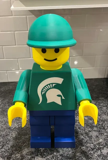 Mega Lego-like Spartan/Sparty Minifigure (10:1 scale) - Body only — Image 2 of 2