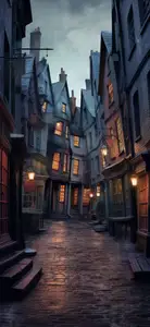 Harry Potter Lithophane - Diagon Alley