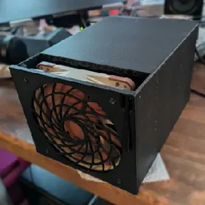 5in3 Hot Swap Drive Bay 5x 3.5" HDD, with front-mount fan