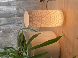 Lamp #56 - Honeycomb style lamp shade adapted to Bambu Lamp Kit 001 Base