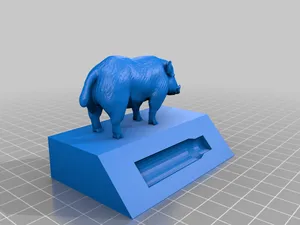 Wild Boar Trophy stand for .308 Cartridge