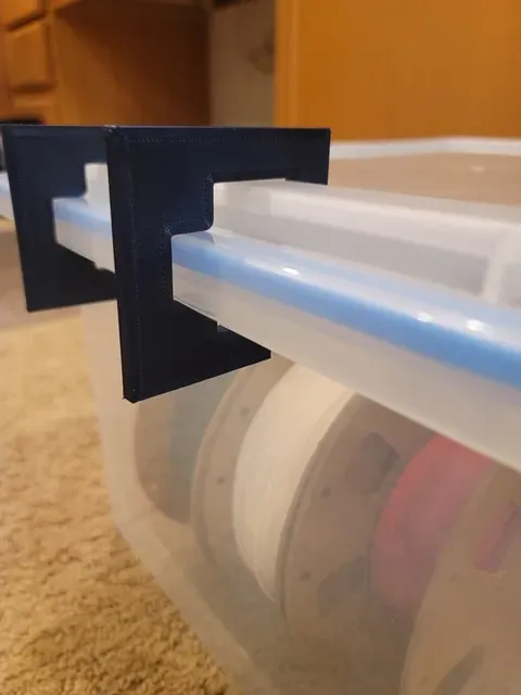 Clamps for DIY Sterilite bin filament dryer — Фото 3 из 7