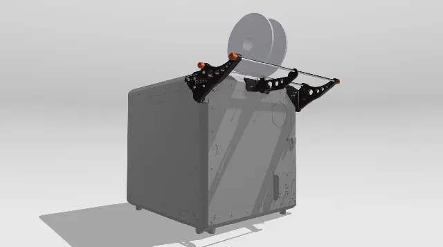 External 6x spool mount for Original Prusa Enclosure. Part of External MMU Mount System (EMMS) — Фото 3 из 15