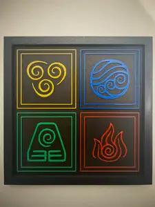Avatar: The Last Airbender 4 nations wall decoration