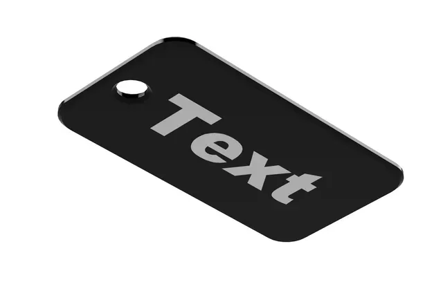 One-Sided Customizable Dog Tag (Fusion 360) — Фото 10 из 12