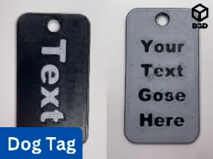 Two-Sided Customizable Dog Tag (Fusion 360)