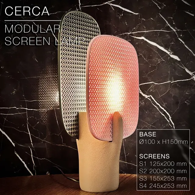 CERCA | Modular Screen Table Lamp E14, E26, E27 — Фото 7 из 13