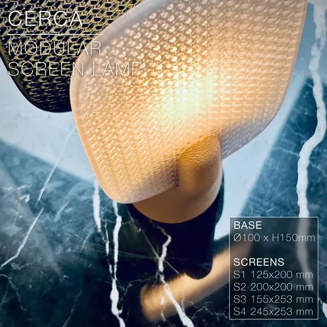 CERCA | Modular Screen Table Lamp E14, E26, E27 — Фото 9 из 13