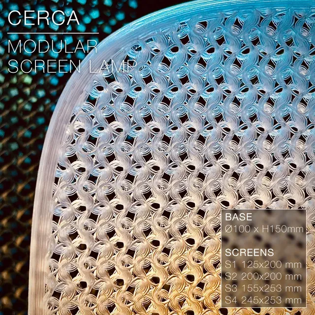 CERCA | Modular Screen Table Lamp E14, E26, E27 — Фото 2 из 13