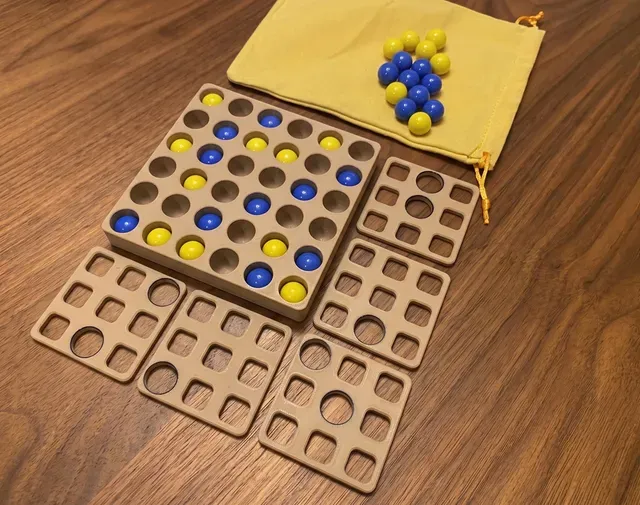HOLLERITH Strategic Game of Marbles (2 Players) — Image 2 of 4
