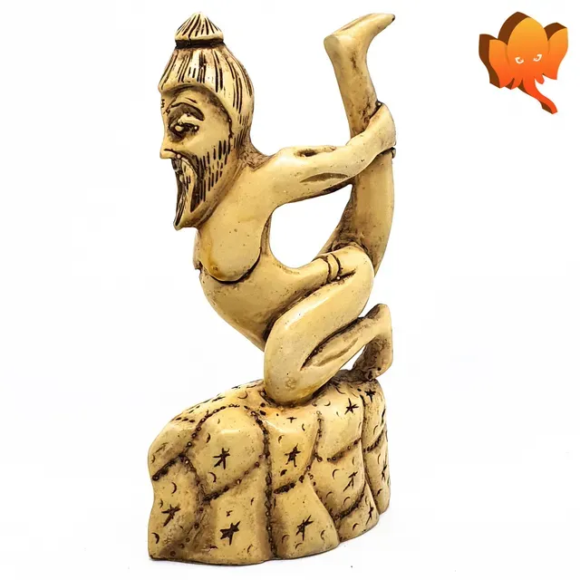 Yoga Guru in Ardha-Dhanurasana (Half-Bow Posture) — Image 8 of 8