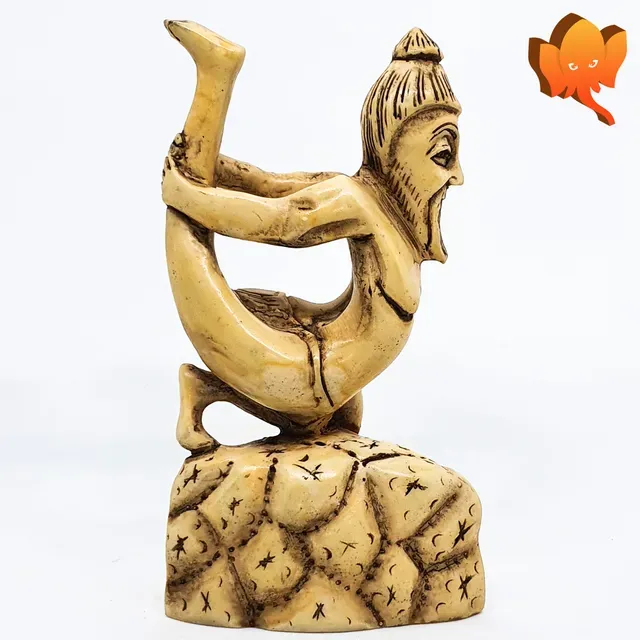 Yoga Guru in Ardha-Dhanurasana (Half-Bow Posture) — Image 7 of 8