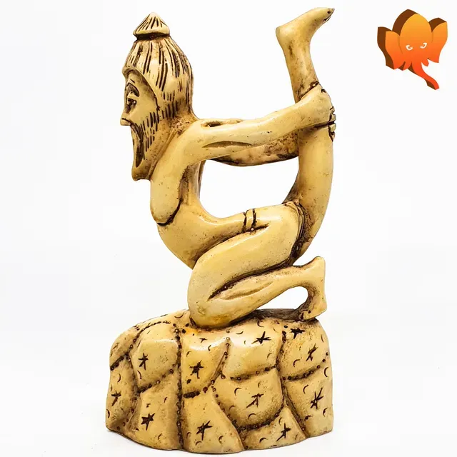 Yoga Guru in Ardha-Dhanurasana (Half-Bow Posture) — Image 5 of 8