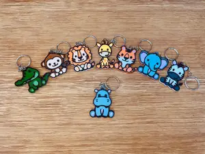 Cute Hippopotamus Keychain