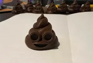 Lego Poop Emoji minifig