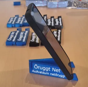 Branded collapsable phone stand