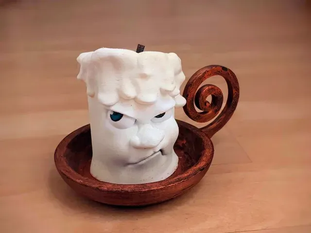 Funny Cartoon Christmas Candle ( no 3 of 4) ( Now also With LED Support) — Фото 2 из 3