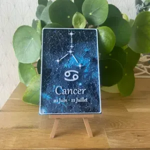 Cancer Astrology Card - English and French version